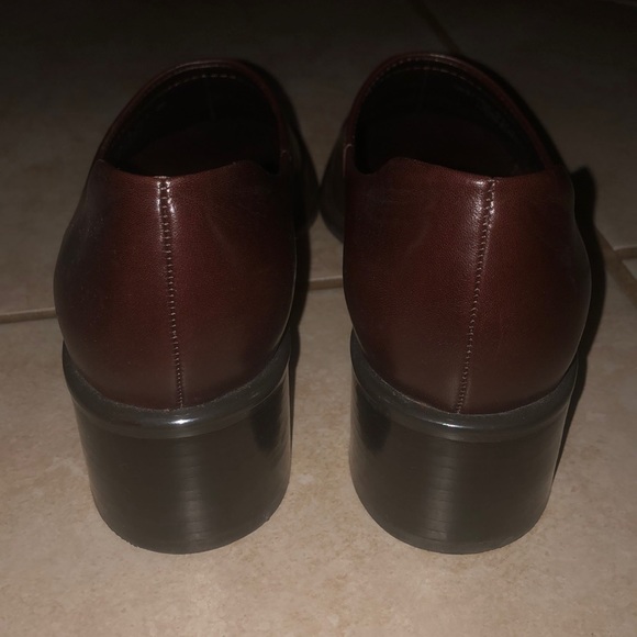 Franco Sarto brown leather heel block - Picture 4 of 6